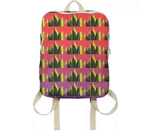 Graphic Leaves Backpack