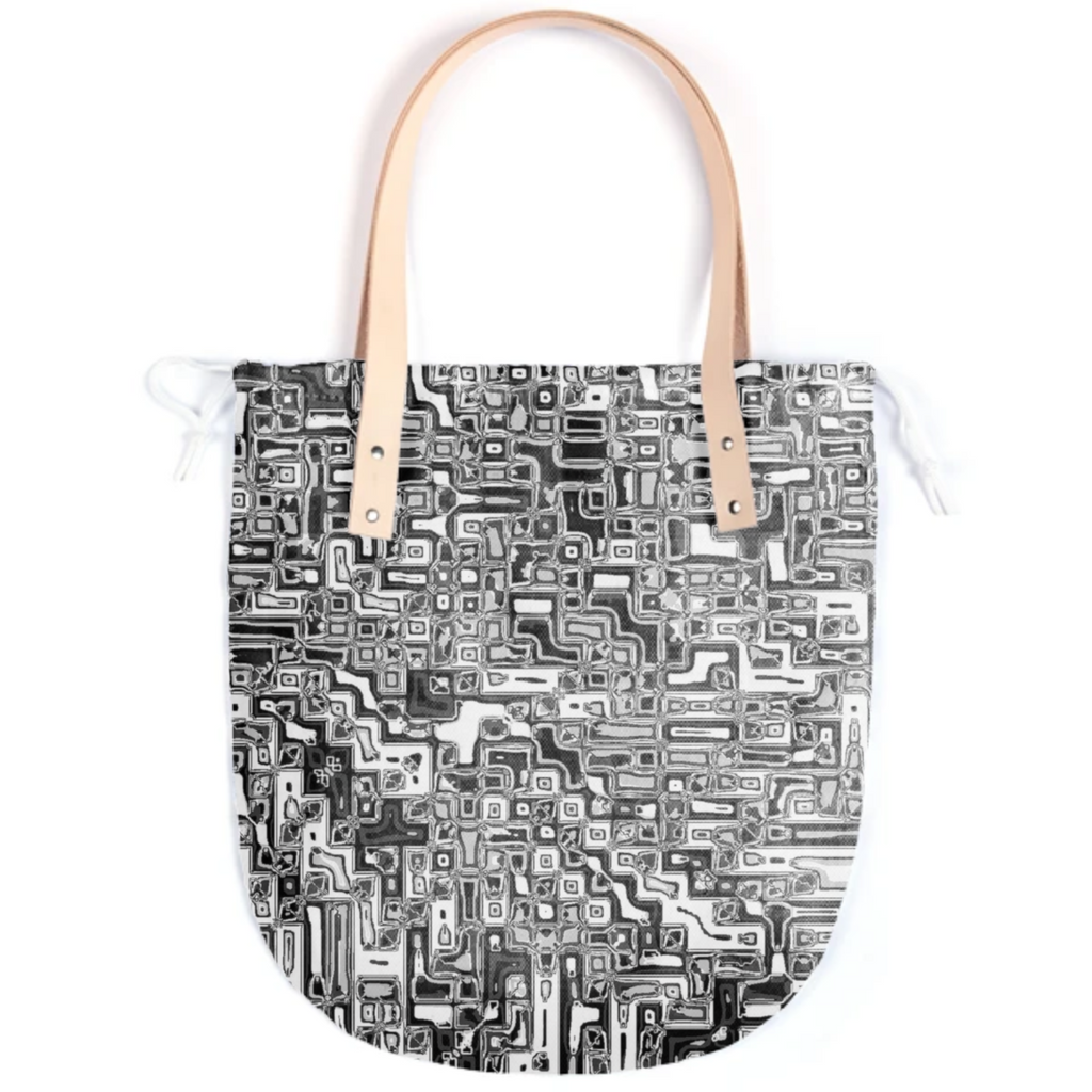 squared white black