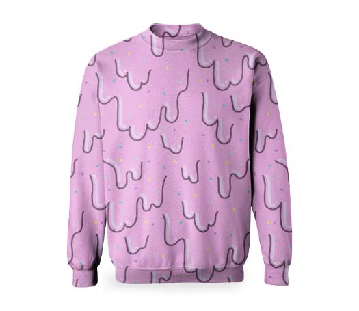 Pink Frosted Sweatshirt
