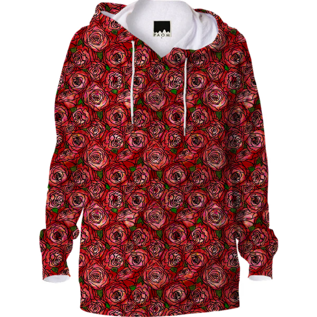 Red Roses Hoodie