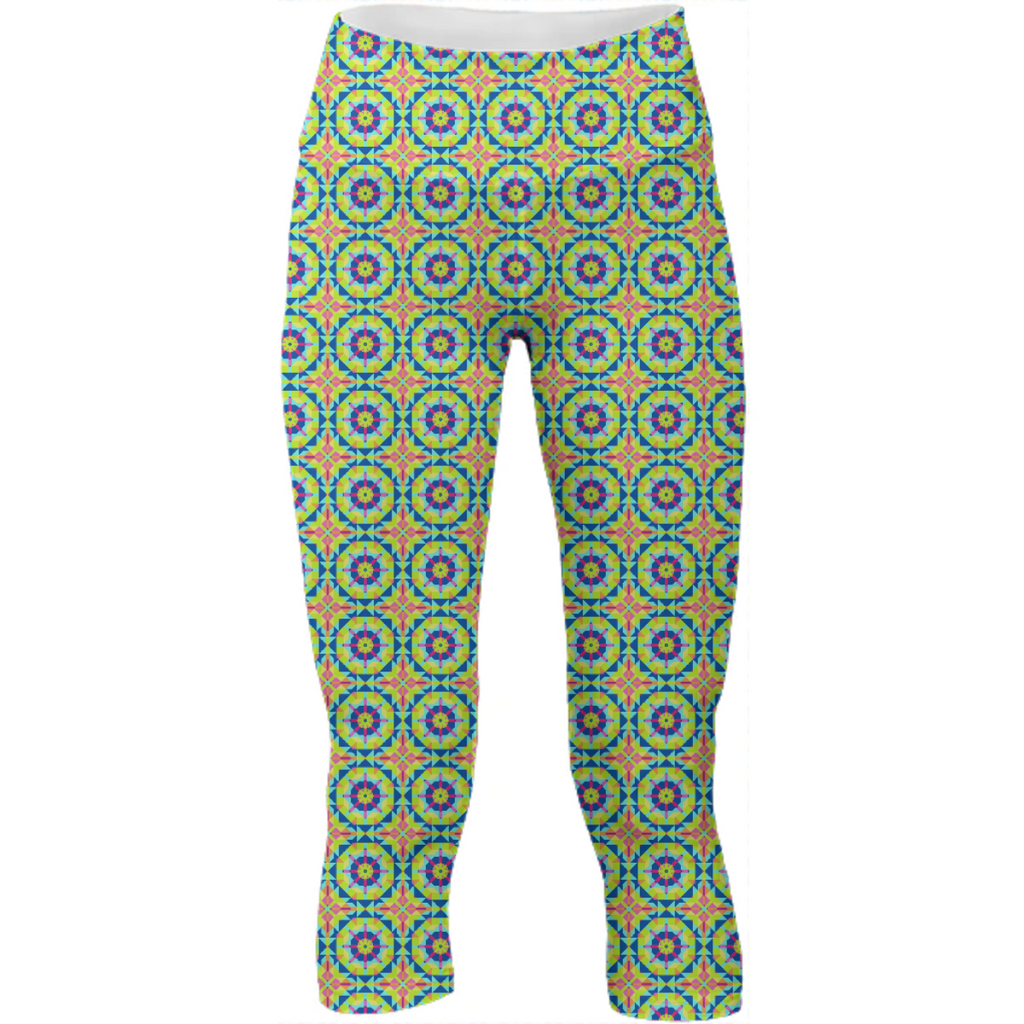 Neon Pattern Yoga Pants #5