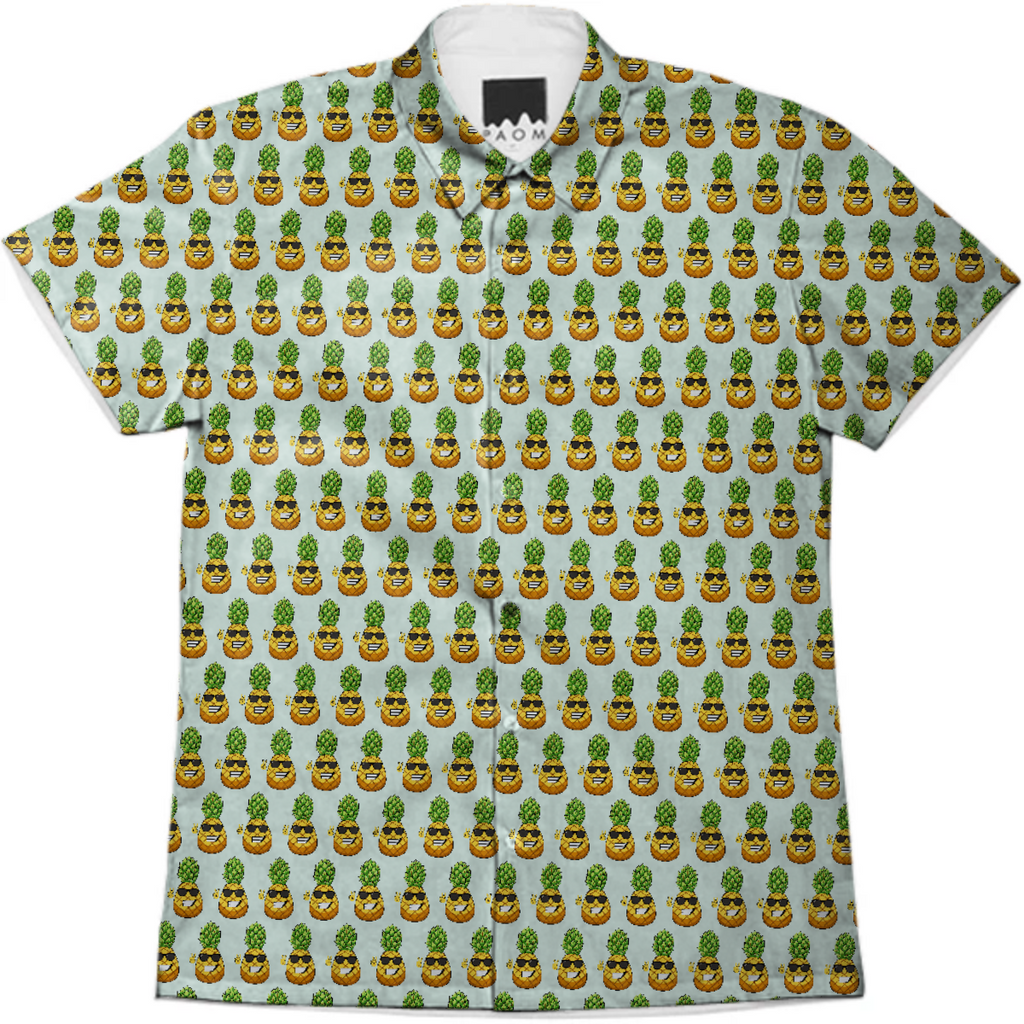 Pineapple Party Button-Up