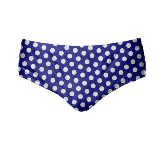 Navy Dots Swim Briefs