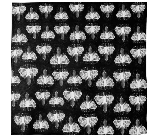 CL TOONhead logo bandana B W