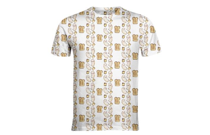 Ghost Toast white tee 2