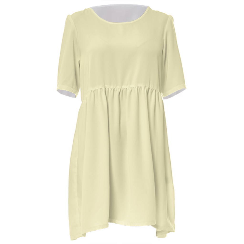 Ayumi Badu - Lemon Chiffon - Babydoll Dress