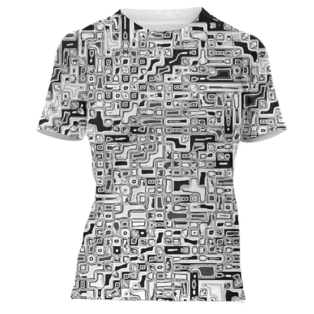 squared black white