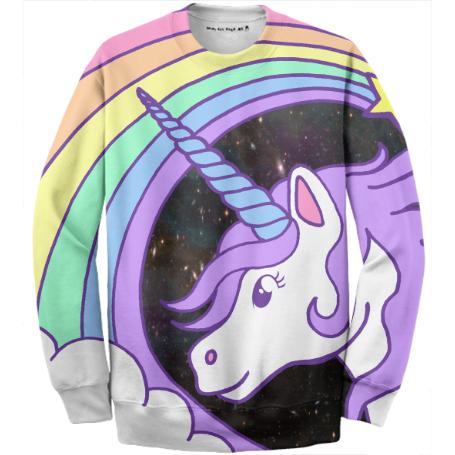 Pastel Goth Space Unicorn