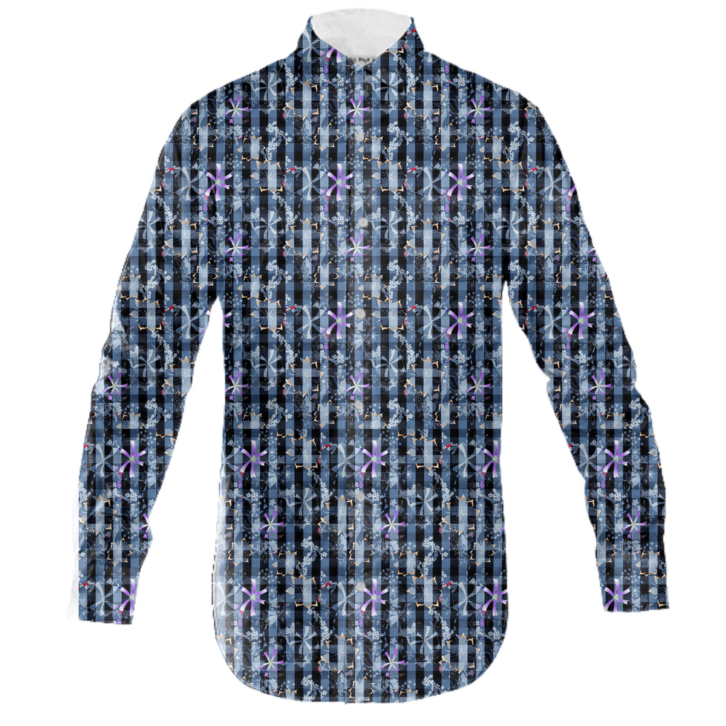 WILLIAM PRINTED BUTTON UP SHIRT VL806A