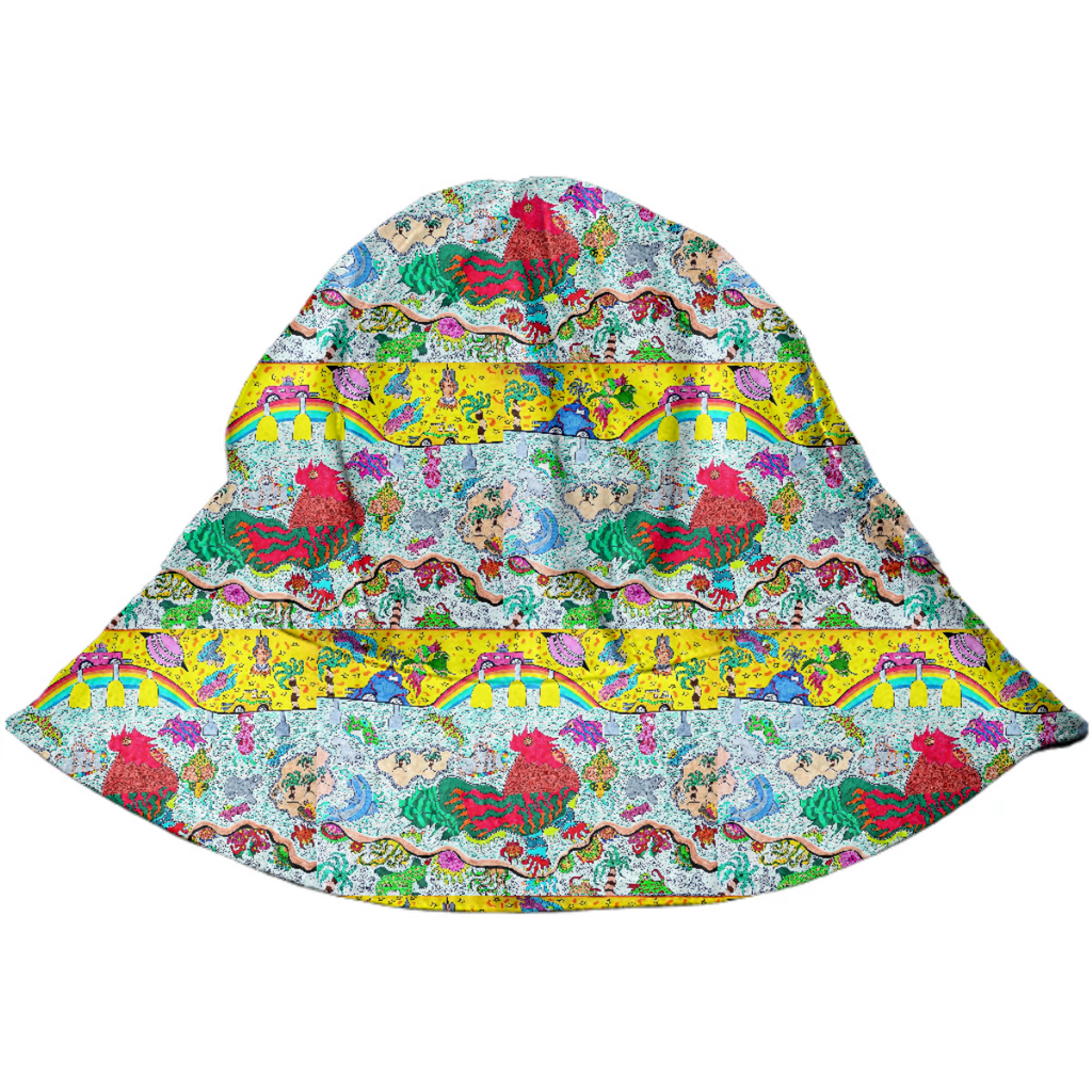 Key West Rooster Bucket Hat