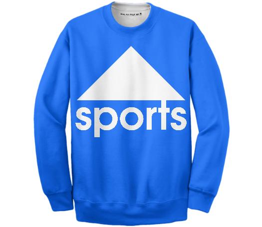 SPORTS KLEIN BLUE SWEATSHIRT