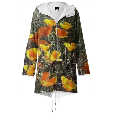 Poppies Rain Coat