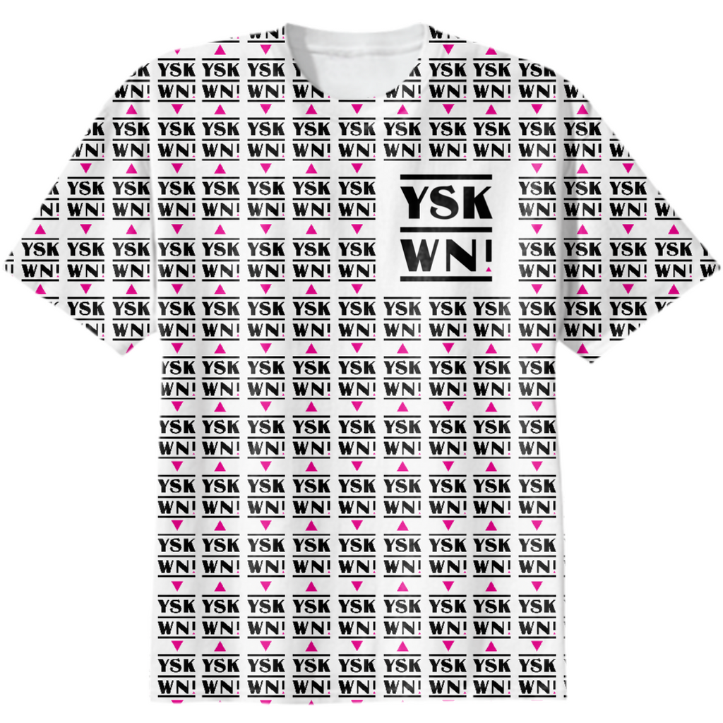 YSKWN pattern Tshirt