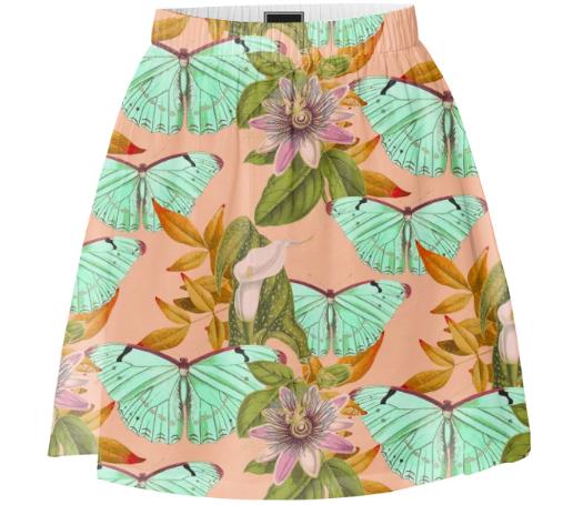 Good Mood Floral Butterfly Print by Zala02Creations