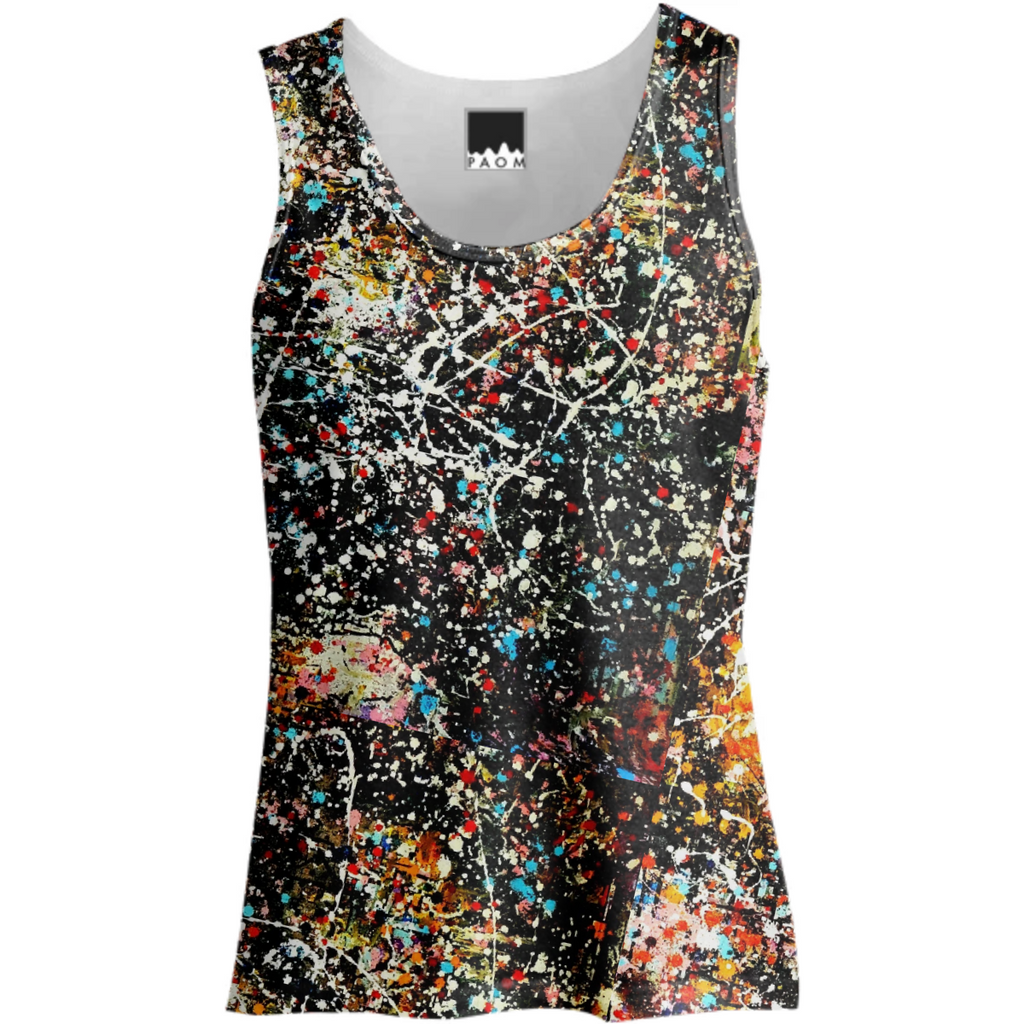 abstract woman's tank top