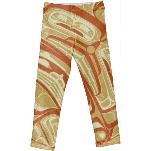 orange tootah leggings