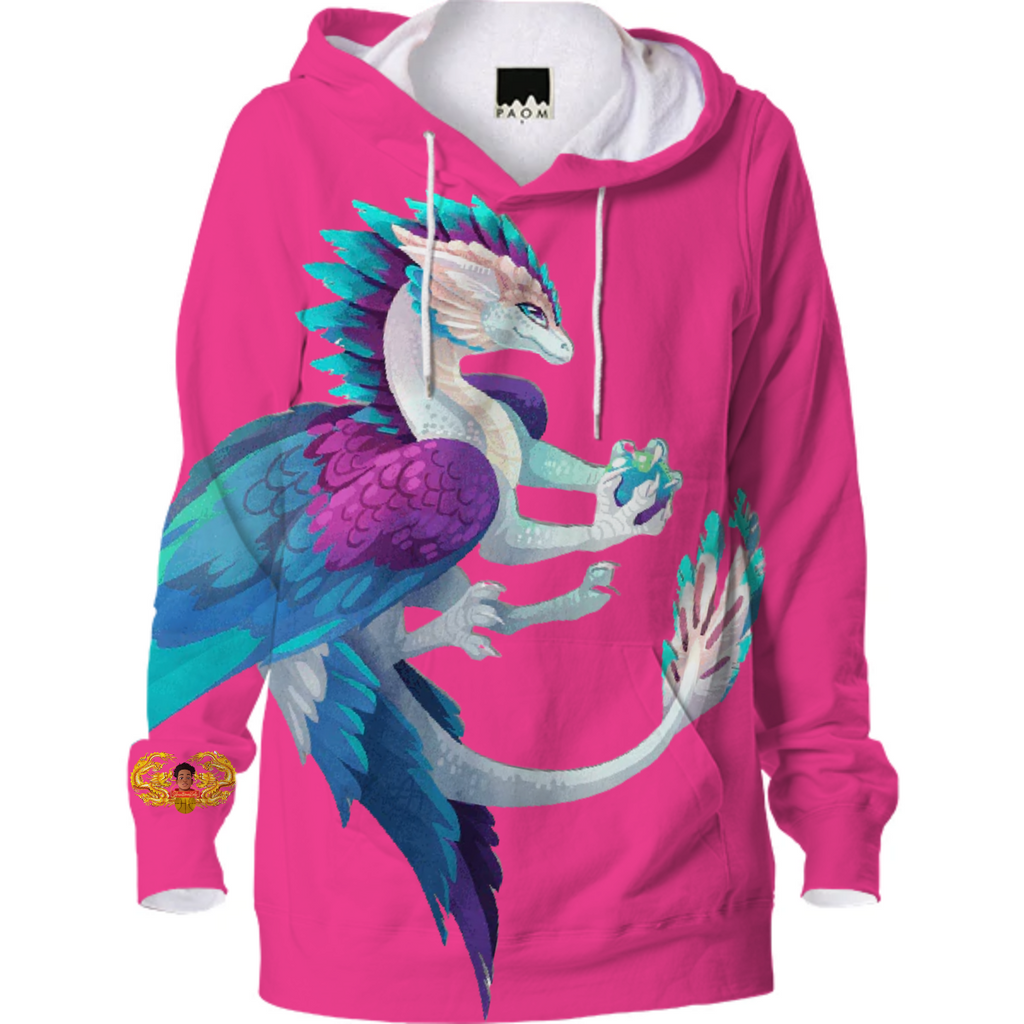 SHOWTIME KELV PINK  DRAGON HOODIE