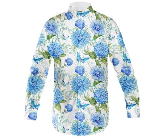 Floral Long Sleeve Shirt LS0005