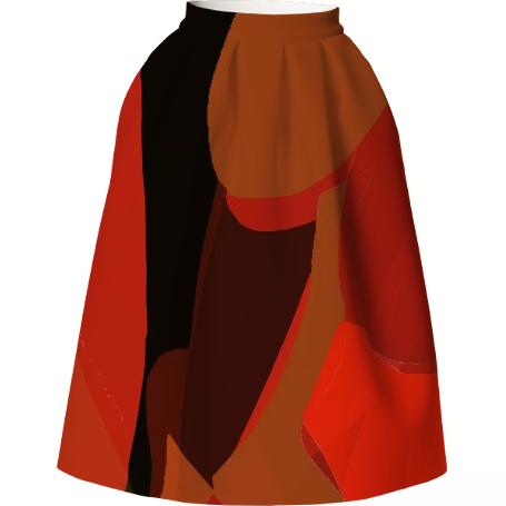 Safety Orange Sonia 231216 Neoprene Skirt
