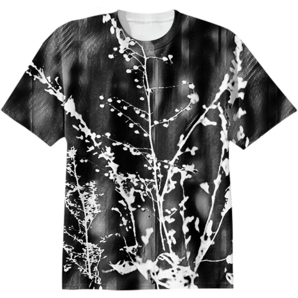 silhouettes of nature, silhouettes of herbs, plants in winter, grass night, monochrome, minimalism, white black