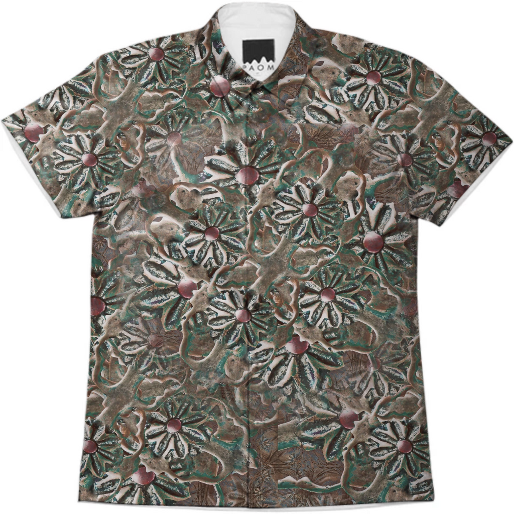 Modern Floral Collage Pattern Design