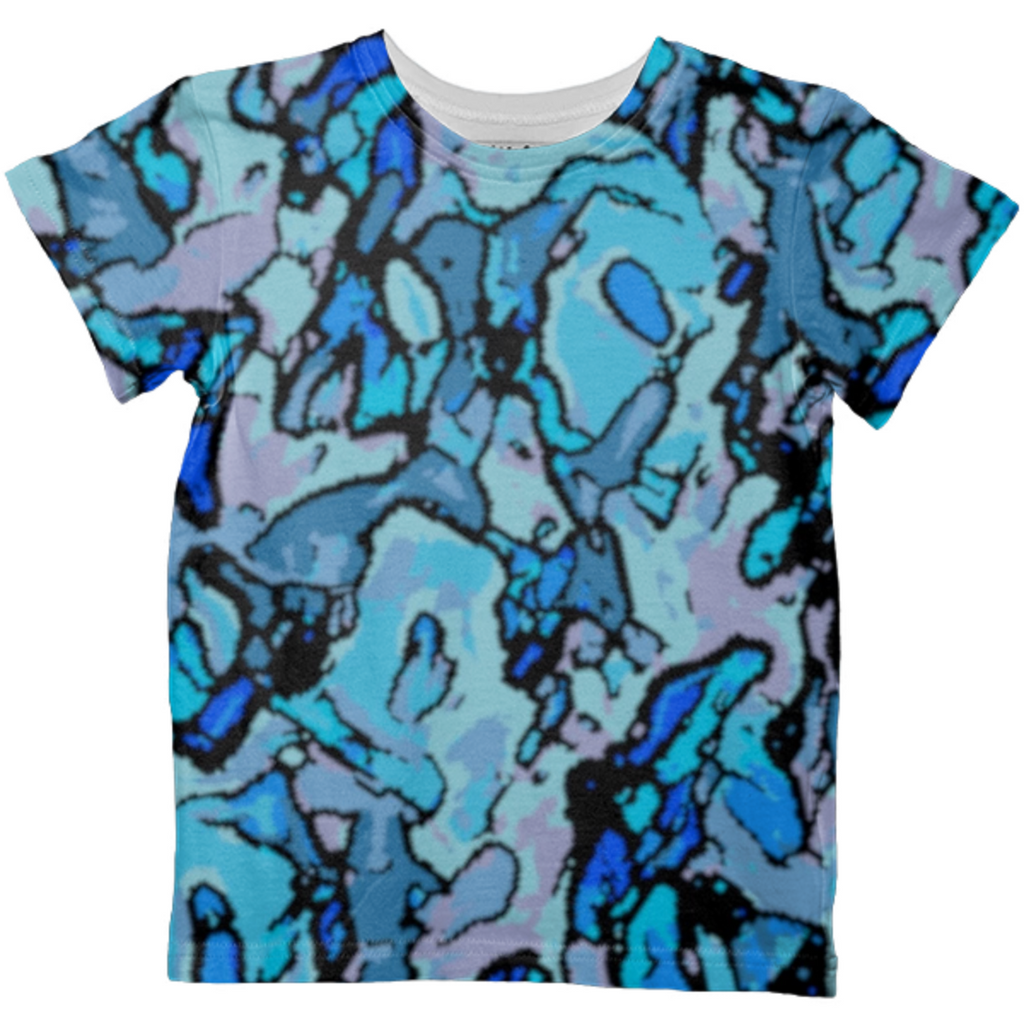 blue and black