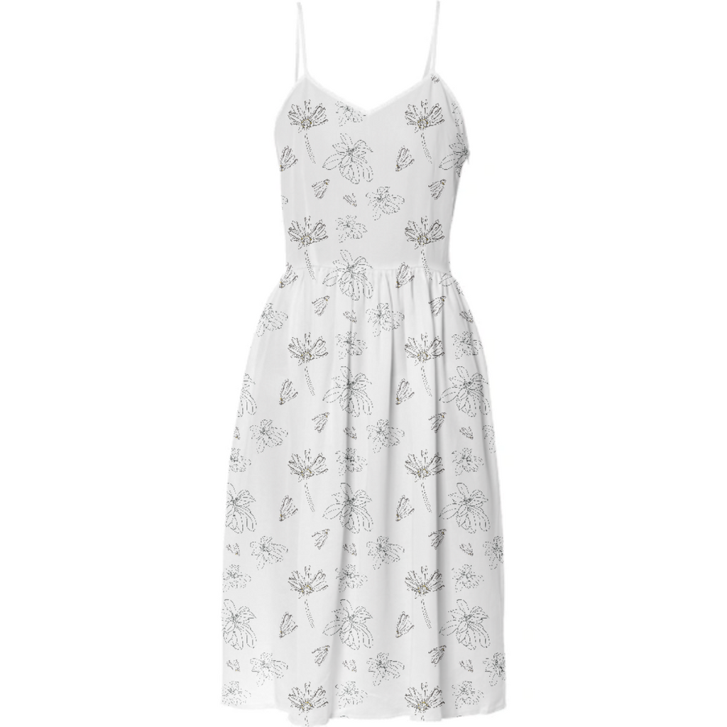 calm field flowers, chamomile