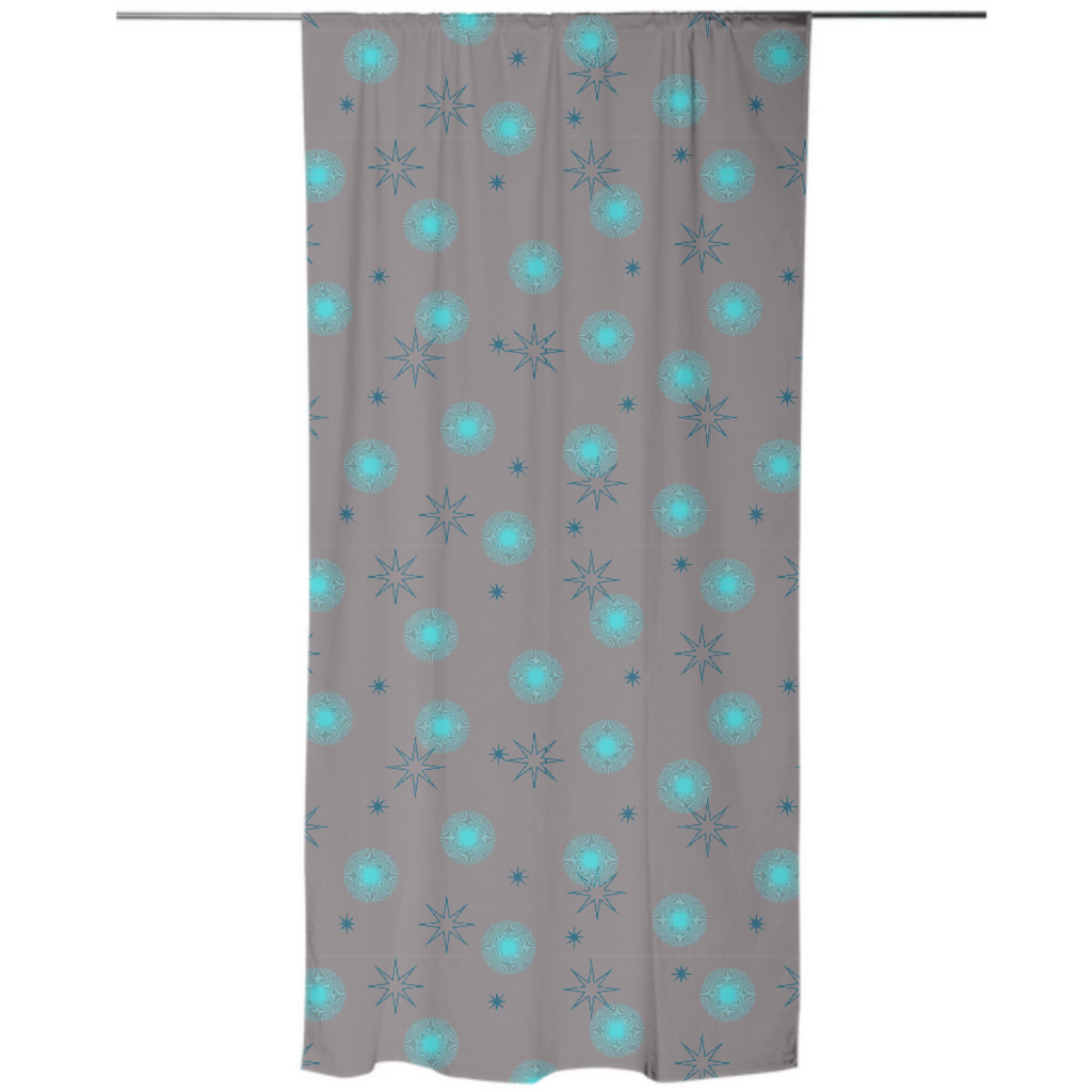 Abstract Dots Explosion 3 Curtain