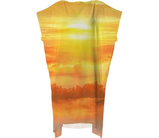 Sunset before Square Dress2