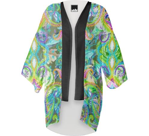 PatriciaAnn Brubaker Demure Silk Kimono