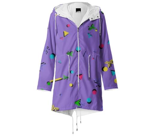 RetroHaskell Purple Fiesta Raincoat