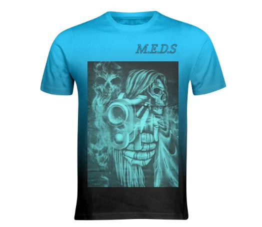 M E D S Guns Bones T Shirt