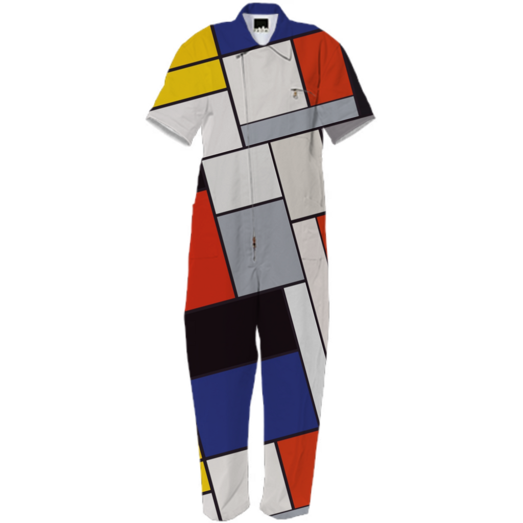 Piet Mondrian Composition A 3 jumpsuit
