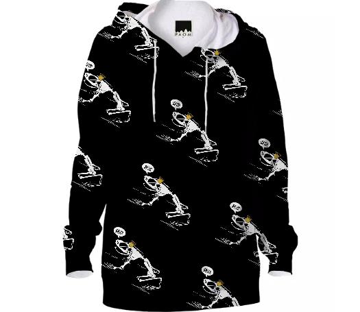FROG PRINCE SLOUCH HOODIE