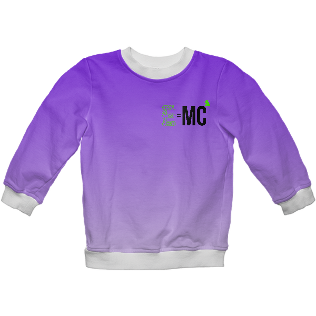 E=MC2 Purple Sweat Top