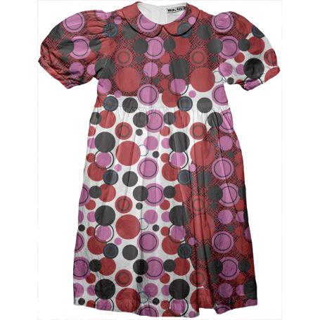 Pink Red Black Polka Dots Galore