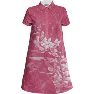 l o w k e y pink shirtdress