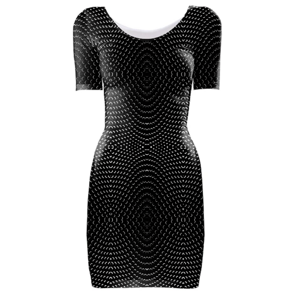 Black and White Kinetic Design Pattern