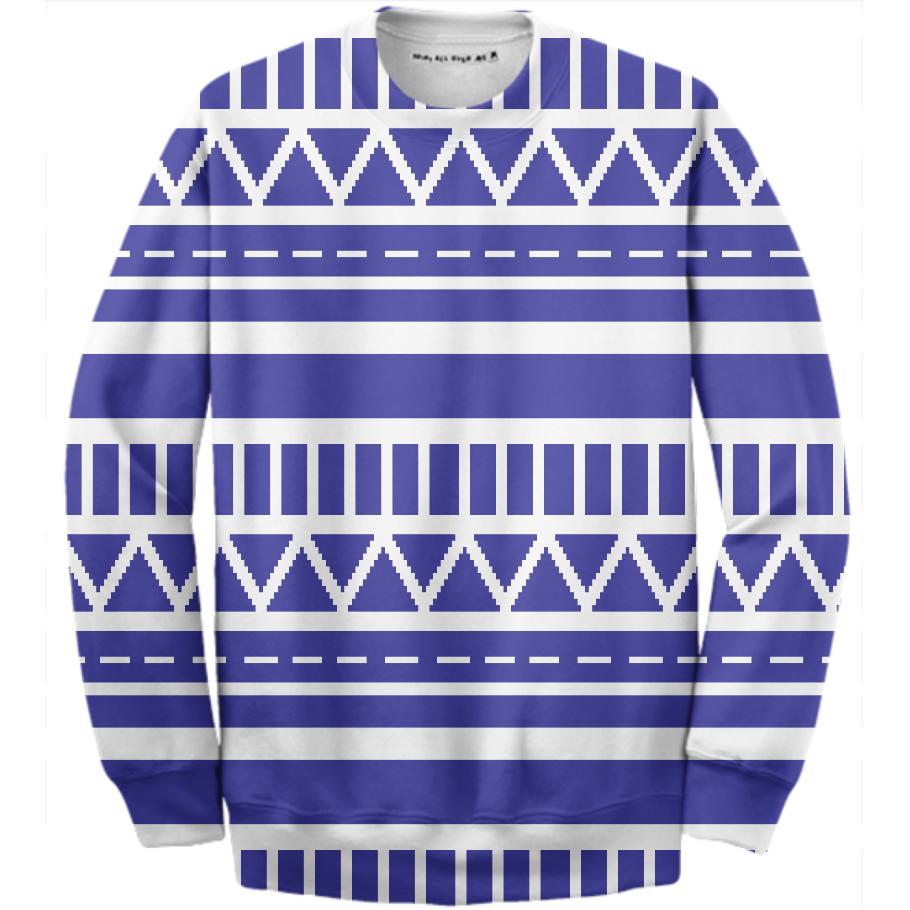 Seasonal Sweater in blue