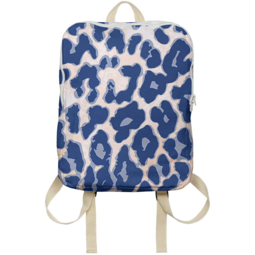 Blue Animal Print Juul Backpack