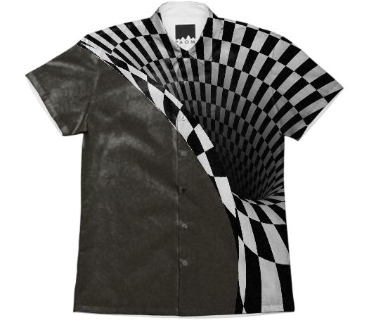 Optical illusion Short Sleeve Workshirt 5