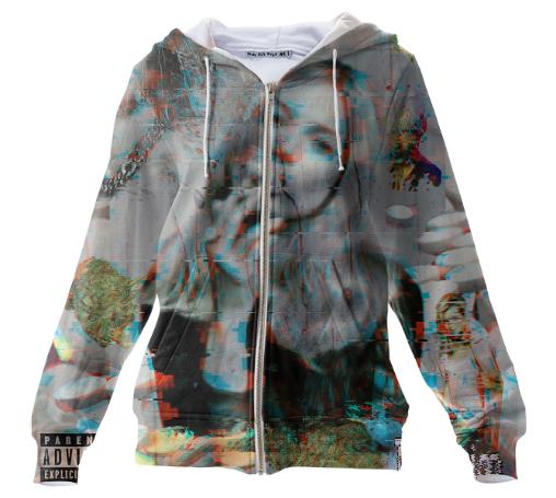 Kate Moss Zip Up hoodie