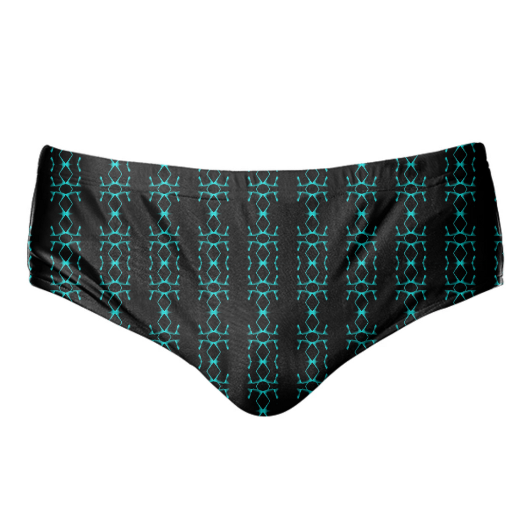 Neon Stripes Ethnic Geometric Pattern