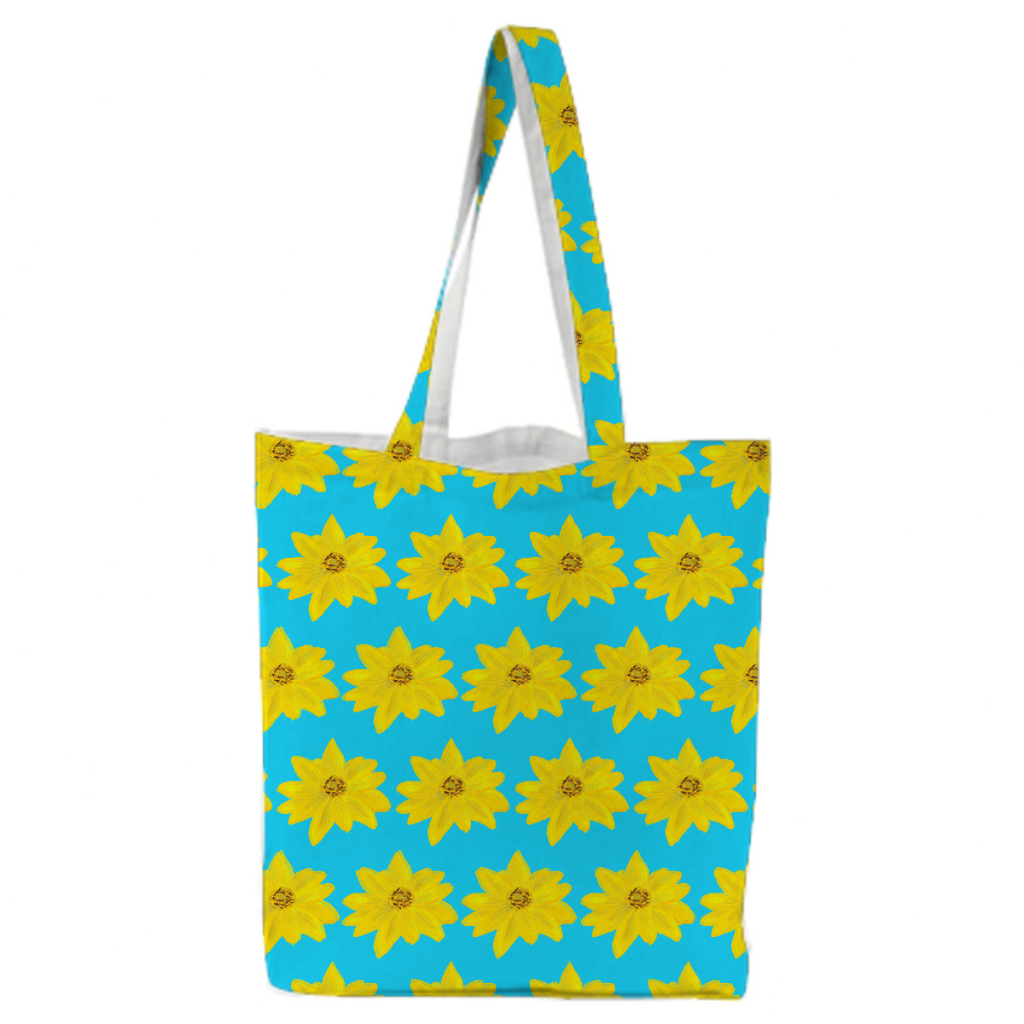 Yellow daisies tote