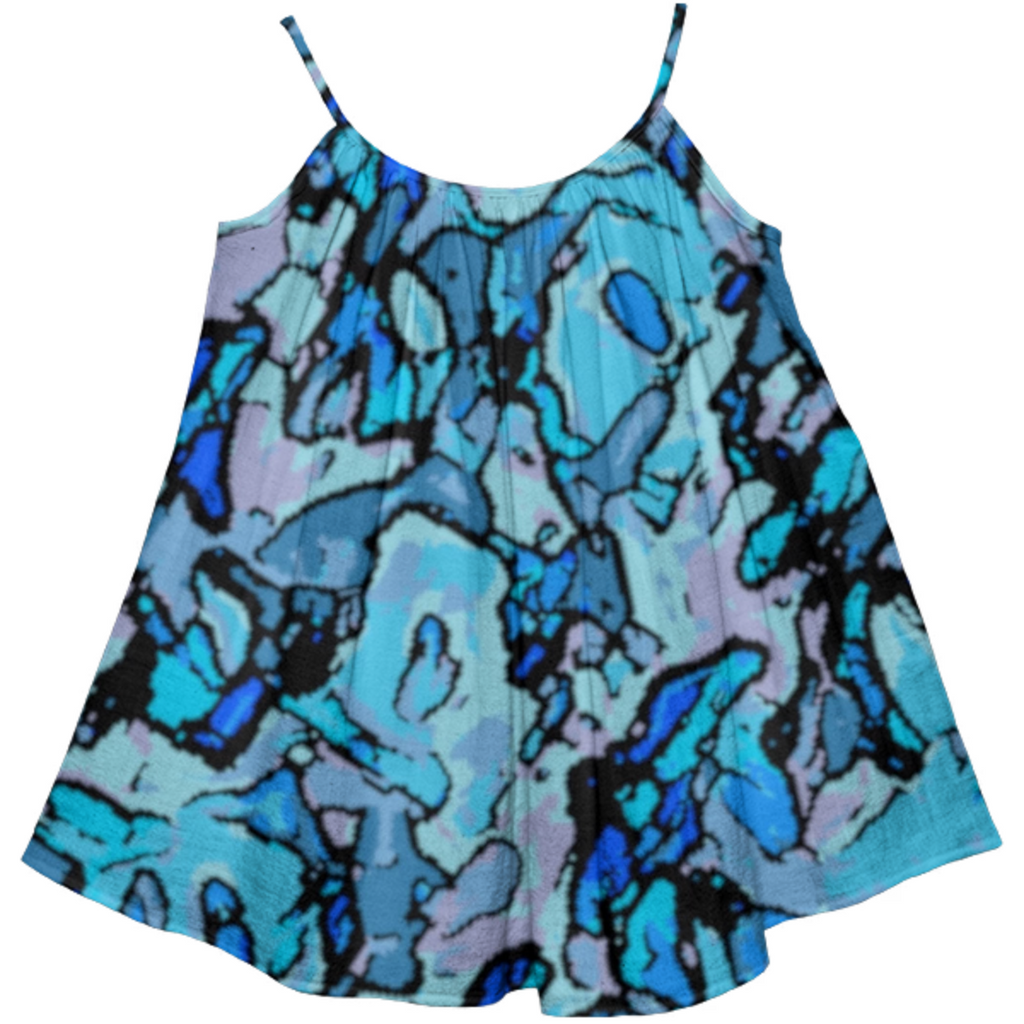 blue and black