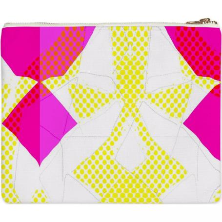 Dots and Triangles Clutch