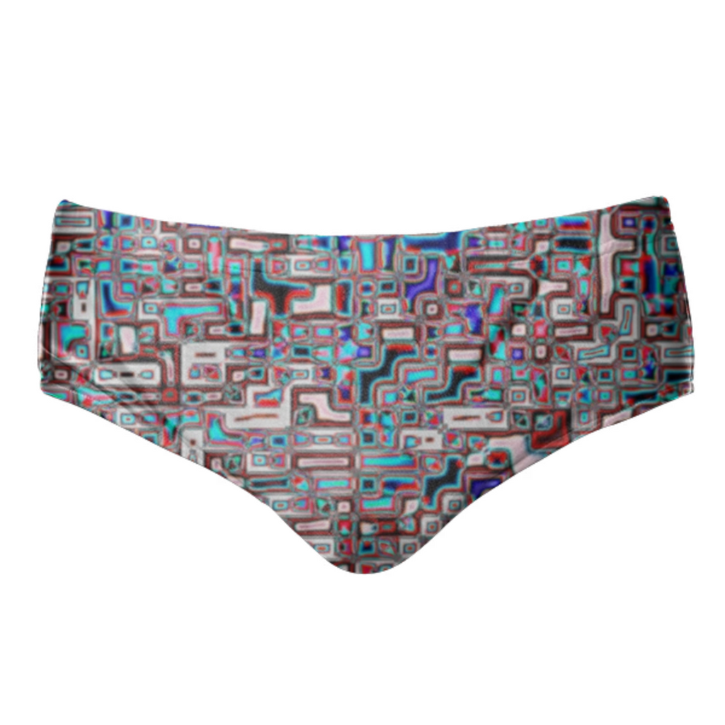 squared red blue