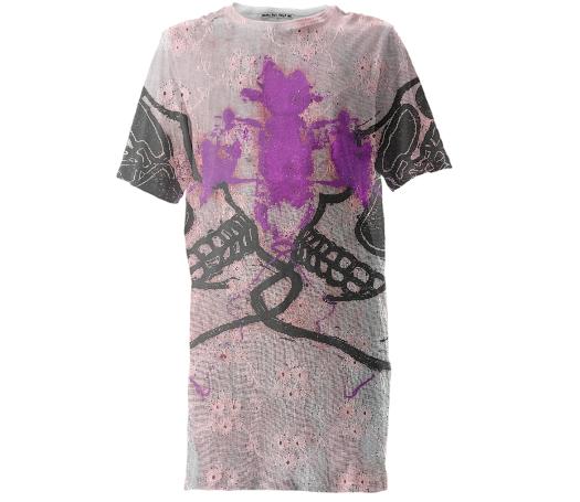 skull tee dress