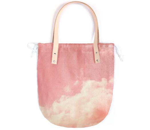 pink cloud tote