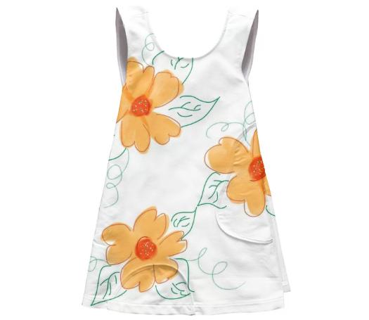 Peach Apricot Floral